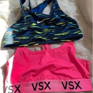 6 large sports bras